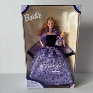 🩷 NIB. Barbie Sisters Celebration Doll with Matching Baby Krissy